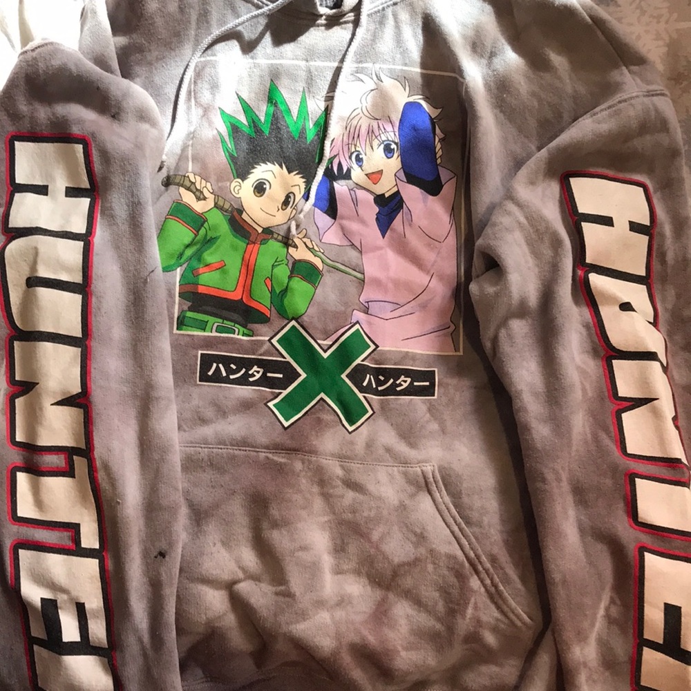 Hunter x hunter tie die hot topic hoodie size M